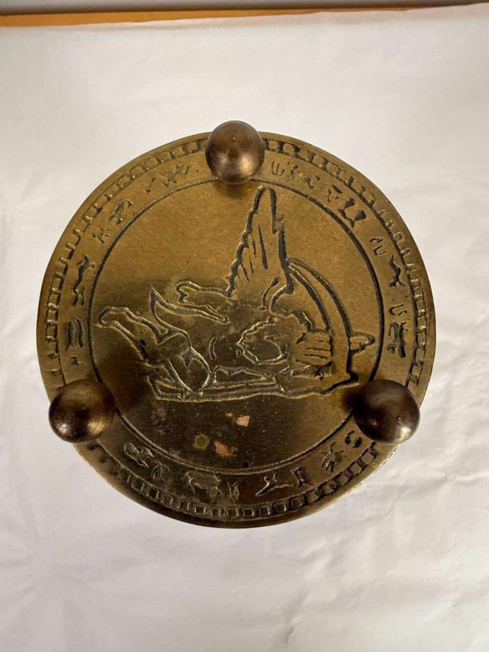 Brass Hourglass Sand Timer Zodiac Roman Numeral Gothic Astrology Curiosity Cabin - Picture 4 of 8